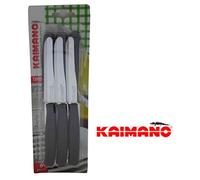 Kaimano KDN021506N 6 Coltelli Dinamik Tavola Lama Dentata Nero
