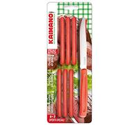 Kaimano KDN041809A Dinamik Coltelli Bistecca, Acciaio Inossidabile, Arancia, 28x10x2 cm, 9 unità