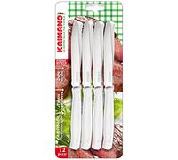 Kaimano KDN041812W Dinamik Coltelli Bistecca, Acciaio Inossidabile, Bianco, 12 unità