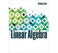 Kaiming Zhao Linear Algebra (Tascabile)