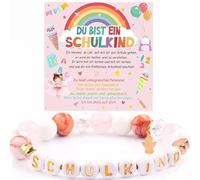 Kaimirui Grande sorella braccialetto regalo, grande sorella per bambini, braccialetto di perle con cartolina e confezione regalo, regalo per la nascita delle ragazze, Große, Acrilico, Nessuna pietra