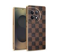 Kainevy Cover per OnePlus ACE 2 Pro Leopardata Fiore Motivo Aesthetic per Donne e Ragazze, Antiurto AntiGraffio Pelle Silicone Custodia Elegante Sottile Resistente Case (Quadrato)