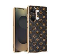 Kainevy Cover per OnePlus ACE 2V Leopardata Fiore Motivo Aesthetic per Donne e Ragazze, Antiurto AntiGraffio Pelle Silicone Custodia Elegante Sottile Resistente Case (Fiore)
