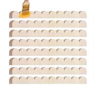 kaiop Bordo In Legno Decorativo,24 Pezzi con Bordo Non Finito per il Pannello Fai da Te - Modanatura in Legno per Bordatura Decorativa - Per Natale In Casa Su Parete Armadio Scaffale Finestra E Porta