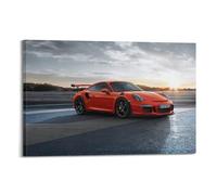 KAIPA Poster su tela, motivo: Super Car 911 GT3, motivo: auto da corsa sportiva, stampa artistica su tela, decorazione moderna per camera da letto, 40 x 60 cm