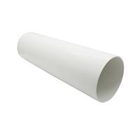 Kair Tubo di plastica 100 mm - 350 mm lunghezza corta - Canale rigido dritto
