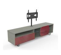 KAIROS HOME mobile porta TV MK195+KC055NE fino a 55" in vetro e legno