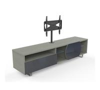 KAIROS HOME mobile porta TV MK195+KC055NE fino a 55" in vetro e legno