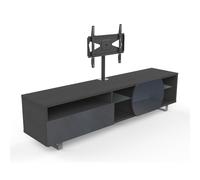 KAIROS HOME mobile porta TV MK195+KC055NE fino a 55" in vetro e legno