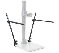 Kaiser Asta di supporto composta da due aste di supporto, ciascuna con barra trasversale e base di bloccaggio. Lunghezza del bordo 20 mm.