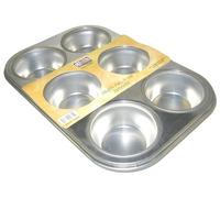 Kaiser Bakeware - Stampo per muffin, 6 tazze