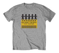 Kaiser Chiefs - T-Shirt # M Unisex Grey # Paper Dolls