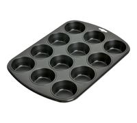 ORIGINAL KAISER 646206 Stampo per 12 Muffin, 38 x 27 x 3cm, colore nero