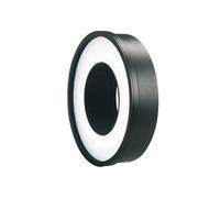Kaiser Fototechnik 3250 KR90 - Luce ad anello, 30x LED tre chip, filettatura del filtro: 77 mm, batteria integrata, incl. anello adattatore, 55-72 mm, colore: Nero