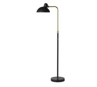 KAISER Idell 6580 Lampada da Terra Nero Opaco/Ottone