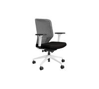 KAISER+KRAFT Sedia da ufficio Grevia | con schienale in rete | nero/bianco