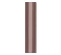 KAISER plastic® Pannelli acustici, colore: salmone pastello, pannelli da parete in diversi formati, parete a lamelle in colore pastello, moderno rivestimento da parete (150 x 40 cm)
