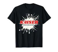 Kaiser Power Unleashed Red Name Design Maglietta