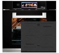 KAISER Set di fornelli elettrici autark, display TFT, aria fryer, cottura automatica, 86L con piano cottura a induzione, vetroceramica con sfaccettature, Autark Fornello Power Booster 60 cm, Barbecue