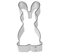 Kaiser Spring Henry Rabbit-Shaped Cookie Cutter, Argento, 8 cm