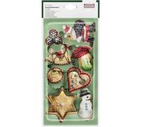Kaiser - Stampini per biscotti a forma di Natale, 9 pezzi, per biscotti, biscotti, fondente