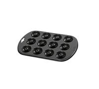 LAGOSTINA Kaiser, stampo cm 19x18 per 12 mini muffin fingerf - nero metallo 646176