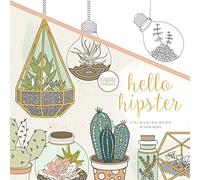 Kaisercraft Hello Hipster Libro da Colorare, Carta, Multicolore, 25x25x1 cm