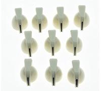 KAISH 10 mini manopole per amplificatore per chitarra, colore bianco