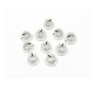 KAISH 10 pezzi Mini MXR Style Manopola AMP con gonna trasparente in ottone