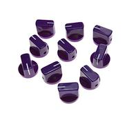 Kaish 10PCS Guitar Amp effetto pedale manopole puntatore manopola con vite viola