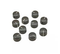 Kaish 10PCS marrone vintage Barrel amplificatore per chitarra manopola rotonda manopole con vite di fissaggio