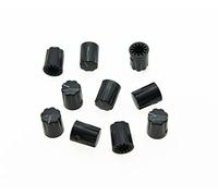 KAISH 10pcs Nero Chitarra Smerigliato Bordo Amplificatore Manopola Effetto Cilindro