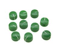 Kaish 10PCS verde vintage Barrel amplificatore per chitarra manopola rotonda manopole con vite di fissaggio