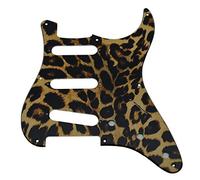 KAISH 11 Foro Vintage ST SSS Singola Bobina Pickups Chitarra 3D Stampato Plastica Pickguard Scratch Plate per Vintage 8 fori standard Fender Strats Leopard Stripe