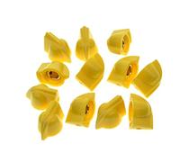 KAISH 12pcs 1/4 "Vintage sollevato Mini Chicken Head Knobs Piccole Dimensioni Guitar Bass Potentiometro Manopole con Set Vite Giallo