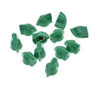 KAISH 12pcs 1/4 "Vintage sollevato Mini Chicken Head Knobs Piccole Dimensioni Guitar Bass Potentiometro Manopole con Set Vite Verde