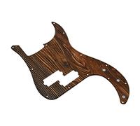 KAISH 13 fori 3D stampato plastica P Bass Battipenna basso Scratch Plate PB Pick Guard per USA/Messico Precision P Bass Wood Pattern