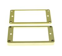 KAISH 2 pezzi, anelli per pickup humbucker dorati, base piatta, fondo piatto, per chitarra Epiphone LP
