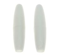 KAISH 2 pezzi Punta del tremolo per chitarra bianca da 5 mm, leva whammy per Stratocaster