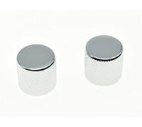 KAISH 2 pomelli cromati da 18 mm, per chitarra e basso e basso, per Tele Telecaster