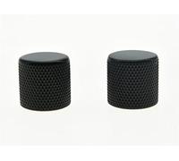KAISH 2 pomelli per chitarra e basso con parte superiore piatta da 18 mm, per manopole per chitarra Tele Telecaster.