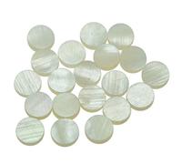KAISH 20pcs 6x2mm Chitarra Naturale Madreperla intarsio tastiera Tasto Dots