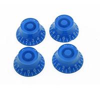 Kaish 4pcs Blue W/White numero LP chitarra manopole top Hat manopole per Les Paul