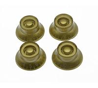 Kaish 4pcs Gold W/White numero LP chitarra manopole top Hat manopole per Les Paul