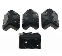 Kaish 4pcs Large Guitar Amp amplificatore Protector Corner PA speaker armadi angoli nero