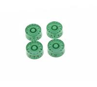 Kaish 4pcs verde con quadrante nero numero Guitar Speed manopola di controllo manopole adatta LP chitarra