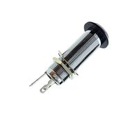 KAISH 6,35 millimetri in ottone mono chitarra basso barilotto Jack uscita cilindro jack con 3 pin cromato