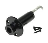 KAISH 6,35 mm Chitarra Elettrica Acustica Basso Mono Uscita Jack Strap Pulsante Jack Presa Jack Nero