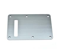 KAISH 6-Hole Metallo Alluminio Anodizzato Stile Moderno ST/Stratocaster Piastra Posteriore Tremolo Trem Cavity Cover per USA/Messico Stratocaster/Strat Silver