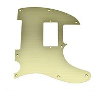 KAISH 8 fori in metallo alluminio anodizzato tele humbucker battipenna TL Pick Guard Scratch Plate per USA/Messico Telecaster/Tele oro
